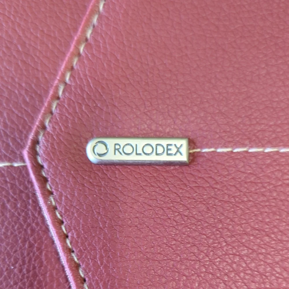 Rolodex Burgundy Business Card Wallet